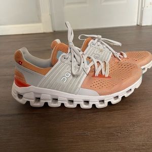 ON RUNNING Cloudswift Copper Frost women's shoe orange white grey gray running